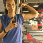 Sanchana Natarajan Instagram - It's kutty sundeli kinda day 💪🏼 #flexin #smalljoysoflife #progressmatters #thegoalistogetaddicted #fitterthanyesterday 🤸🏻‍♀️ 99F Mahalingapuram