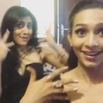 Sanchana Natarajan Instagram - When one craziness meets the other ❤️ #sohappythatifoundthishyperwomanwhoisascrazyasme @dhanyabalakrishna 😘❤️😍 Saligramam, Tamil Nadu, India