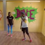 Sanchana Natarajan Instagram - Dancing our hearts out is clearly our thing 👯‍♂️ zumba fitness routine for the song MAK IT BUNX 🔥 #d-sectordancestudio #smalljoysoflife #zumbaindia #zumbafitness @paul.raj13 @anjanajohn