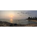 Sanchana Natarajan Instagram – Throwback to calicut sunsets 🌅💛 Kappad