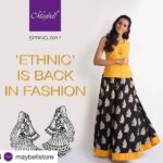 Sanchana Natarajan Instagram - #Repost @maybellstore with @repostapp ・・・ Dedicated to all ethnicwear lovers. Find your ethnic fix at www.maybellindia.com #ethnic #fashion #skirt