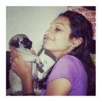 Sanchana Natarajan Instagram - My happiness❤️ #butheeatsallmyfood #gunda 😑 #throwback
