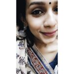 Sanchana Natarajan Instagram - I am having some serious obsession over cotton sarrees and jhumkas !!! 🙄💁🏻 #neverending