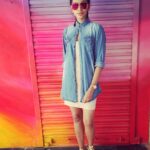 Sanchana Natarajan Instagram – There is no such thing as too many colours 😍 #fancywalls #andanddidya’llnoticemyshoes?😎 #theylightupmyworld #like-literally 🙄😂👟 Tnagar