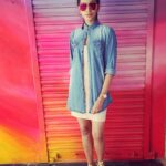 Sanchana Natarajan Instagram - There is no such thing as too many colours 😍 #fancywalls #andanddidya'llnoticemyshoes?😎 #theylightupmyworld #like-literally 🙄😂👟 Tnagar