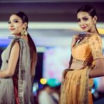 Sanchana Natarajan Instagram - "Girlfriend" is a too cool word for u! Il stick to "pattu". Yes! Ur my PATTU 💛 #ramptimeswithmylove #madrasbridalfashionweek #day1