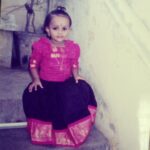Sanchana Natarajan Instagram - Throwback to wen i had chubby cheeks and an awkward smile👶🏻 #rockingthetopknot😎 #likeaboss #ftw 😂