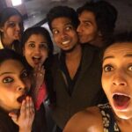 Sanchana Natarajan Instagram – When u cannot stop loving them even after knowing how crazily weird they are! MY SQUAD!❤️ #june23rd2016 #madnight #crackpots #lovetorcher 😂