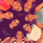 Sanchana Natarajan Instagram - This picture explains how happy all of us wer! To all the kondais,conversations,hunger&posing ...watta fun fun day it was😂💃 #somuchdrama #preshow #loves #sanjaygarg 😎