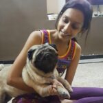 Sanchana Natarajan Instagram – My happiness❤️🐶