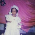 Sanchana Natarajan Instagram - Throwback to 1999! 😂 👼👰#christmasplay #kgdays #rosycheeks #nostalgic #iwonderwhatthemakeupartistwasthinkingwhiledoingmyblush 🙆😁