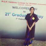 Sanchana Natarajan Instagram - Back to the college, for one last time!🙏Sanchana natarajan B.sc vis com 💃🎓🎉 #graduate #pattadhari 😝