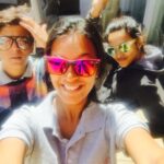 Sanchana Natarajan Instagram - Lunch scenes 😝 #goofingaround #ooty2016 🌁 Blessitas