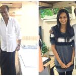 Sanchana Natarajan Instagram - I shall treasure THIS forever 🙈 #icannotbelievemyeyes #suchahumbleman #mythalaivar #foreverhisfan #simplicity #iamjusttooohappy #momentfrozen #forlife ❤️🙏💃