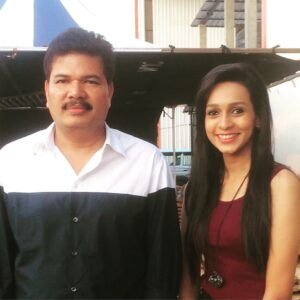 Sanchana Natarajan Instagram - YES!YES!YESSS! This is who i worked with for the last four days 🙈 #decemberjustgotxtremelyspecial #shankarsir #icannotdescribehowifeel #makingthebestof2015 🎉🎥☺️