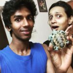 Sanchana Natarajan Instagram – This bugger after sooooo long 🙈! Happy birthday useless 😁🍻