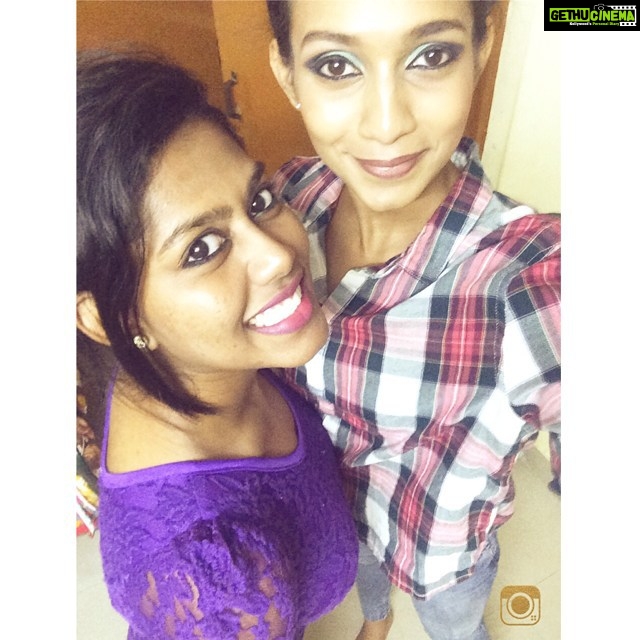 Sanchana Natarajan Instagram - Cuz! Meeting her is all the therapy i need 💛