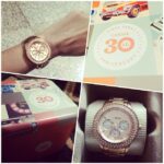 Sanchana Natarajan Instagram - pre-christmas gift ❤️😍 #rosegold #fossil #surprise ⌚️