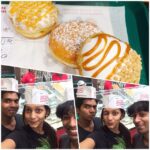 Sanchana Natarajan Instagram - #doughnutdays #sweettooth #thoppafull #nehruthathakulla Krispy Kreme Chennai