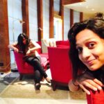 Sanchana Natarajan Instagram - Early morning-flying elephant -iorning her kachara hair - she thinks she is cool laike tat 😘 #cutiee 😍