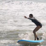 Sanchana Natarajan Instagram – The joy from doing something for the first time is incomparable 🏄🏻‍♀️
P.C- @soulmatesurfschool 
And thank you @actorshabeer  for the motivation 😁