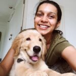 Sanchana Natarajan Instagram – Cuddle buddies 🤍
#archiekutty