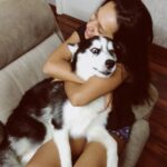 Sanchana Natarajan Instagram - My favourite girl❤️ #angelface #monsterbehavior 😂