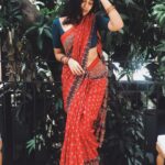 Sanchana Natarajan Instagram - Saree’s are a “all day everyday” mood❤️