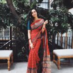 Sanchana Natarajan Instagram - Saree’s are a “all day everyday” mood❤️