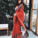 Sanchana Natarajan Instagram - Saree’s are a “all day everyday” mood❤️
