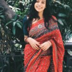 Sanchana Natarajan Instagram - Saree’s are a “all day everyday” mood❤️