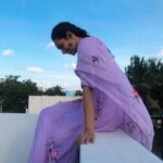 Sanchana Natarajan Instagram - Light and happiness 💜 #diwali2020