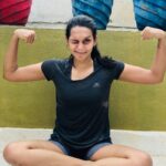 Sanchana Natarajan Instagram - That one drop of sweat on my nose is proof that i worked out really hard today😬. #potatoingforrestoftheday 💩 #alsowheremysundeliat?🥺