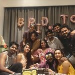 Sanchana Natarajan Instagram - Here's to the ones that we got, Toast to the ones here today🍾 #vaishgotshy❤️ Citadines OMR Chennai