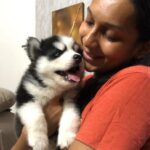 Sanchana Natarajan Instagram – All my friends are getting married to the love of their lives and here i am forcing cute doggos to take cute pictures with me 😬 
#livingthebestlifeha?
#theyalllovemetoo 
#doggolifebestlife