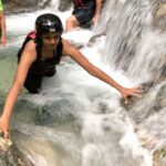 Sanchana Natarajan Instagram – Because my favourite friend once said “Be afraid and do it anyway “ 🤷🏻‍♀️🤪
#diedalittle #acrophobia #canyoneering #filipinostyle #wildestexperience Kawasan Falls