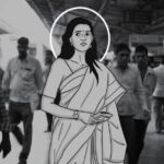 Sanchana Natarajan Instagram - Living the animated life! 📷- @harini_sarathy Animated by- @padmamurali_