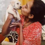 Sanchana Natarajan Instagram - Always looking forward to squish dogs😍 #myhappyplace
