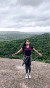 Sangeetha Bhat Instagram - I’m addicted and i just can’t get enough……..

#sangeethabhat #sangeethabhatsudarshan #sangeethabhatreels #natureschild #hiking #hikingaddict #trek #grateful #gratitude #mothernature #lovelife #bengaluru #karnataka #actresstheunknown #actress