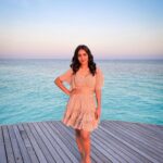 Saniya Iyappan Instagram - Let the sea set you free...✨ Mua : @samson_lei Styling : @asaniya_nazrin Dress : @paris_de_boutique Photography : @chunkymathew W Maldives
