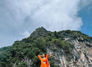 Saniya Iyappan Instagram - 🍊🏝 . . @smittenholidays @nobleswimwear Krabi, Thailand