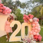 Saniya Iyappan Instagram - 20🥂💫 Another year older, wiser, and happier.. Thank you for all the birthday wishes I love you all…🤍 Outfit : @_susan_lawrence_ Mua : @zara___makeover Decor : @thegreindale Cake : @thesugarsifter Lights and sound : @ashifsoundmedia