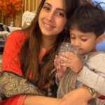 Sanjjanaa Instagram – Happy Sunday from me ,  my baby @princealarik & my Rudy baby , also famous in our building as the apple juice baby son of  @baljeetsawhney (the kid in frame with me ) to every one …

  I love spending my time so much with kids these days in comparison to adults (no personal offence) & what I love more is outfits from @zelenaformommies … you must Chq out there entire series of there concealed zipped outfits , perfect for regular wear & specially designed for post-pregnancy maternal wear for Breastfeeding ❤️ 

Have a blessed Sunday ❤️ Karnataka, Bangalore