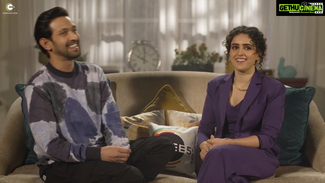 Sanya Malhotra Instagram - @iambobbydeol sir main toh mazak kar rahi thi, this was @vikrantmassey ‘s idea 😂 Discover the truth yourself by streaming #LoveHostel from 25th Feb, only on #ZEE5. @iambobbydeol @vikrantmassey @shanksthekid