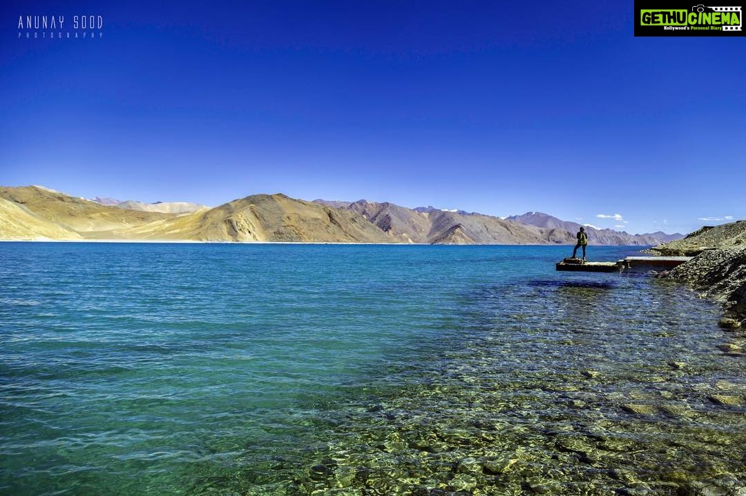 Sanya Malhotra Instagram - Clicked by @anunaysood #pangongtsolake Pangong Lake, Leh Ladakh , India
