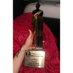 Sanya Malhotra Instagram - I'm honoured to receive ‘Most Promising Actress’ award at Dadasaheb Phalke International film festival awards 2022 ❤️🥰 @dpiff_official Sharing this award with my amazing Pagglait Parivar 💕 @umeshbist | @ektarkapoor | @shobha9168 | @guneetmonga | @achinjain20 | @ruchikaakapoor | @sikhya | @balajimotionpictures | @ashutosh_ramnarayan | @sheeba.chadha | @raghubir_y | @rajeshtailang | @sayanigupta | @shrutiisharmaa | @sharmachetan01 | @natasharastogi | @aasif