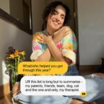 Sanya Malhotra Instagram - It's the season...of replaying the entire year in your head with @bumble_india. Unpacking 2021 got me like. 👉👈 #2021withoutfilters #collaboration #ad