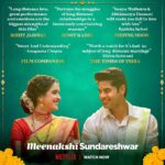 Sanya Malhotra Instagram - Hearts are going #TittarBittar with the reviews ❤️❤️ #MeenkashiSundareshwarOnNetflix @karanjohar @apoorva1972 @somenmishra @abhimanyud @sanyamalhotra_ @vivek.sonni @aarshvora @prabhakaranjustin @rajshekharis @madhushreemusic @abhayjodhpurkar @resmisateesh @dharmaticent @netflix_in @sonymusicindia @shrotriritikaofficial @manojmanimathew @sharmachetan01 @kommalchhabariaa @mahesh_sankar_pillai @saurabhsharma_officialindia @archanakiyer @purnendu.bhattacharya @Sonalimsachdev @khuman_nongyai @varunshashirao @danishsood @niveditabhargava