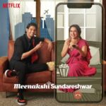 Sanya Malhotra Instagram - Distance matters so less, when the love runs the miles. Join us in this rollercoaster ride of love, trust & relationships❤️🎈 #MeenakshiSundareshwar releases on Netflix November 5. @karanjohar @apoorva1972 @somenmishra @abhimanyud @vivek.sonni @aarshvora @dharmaticent @netflix_in @sonymusicindia