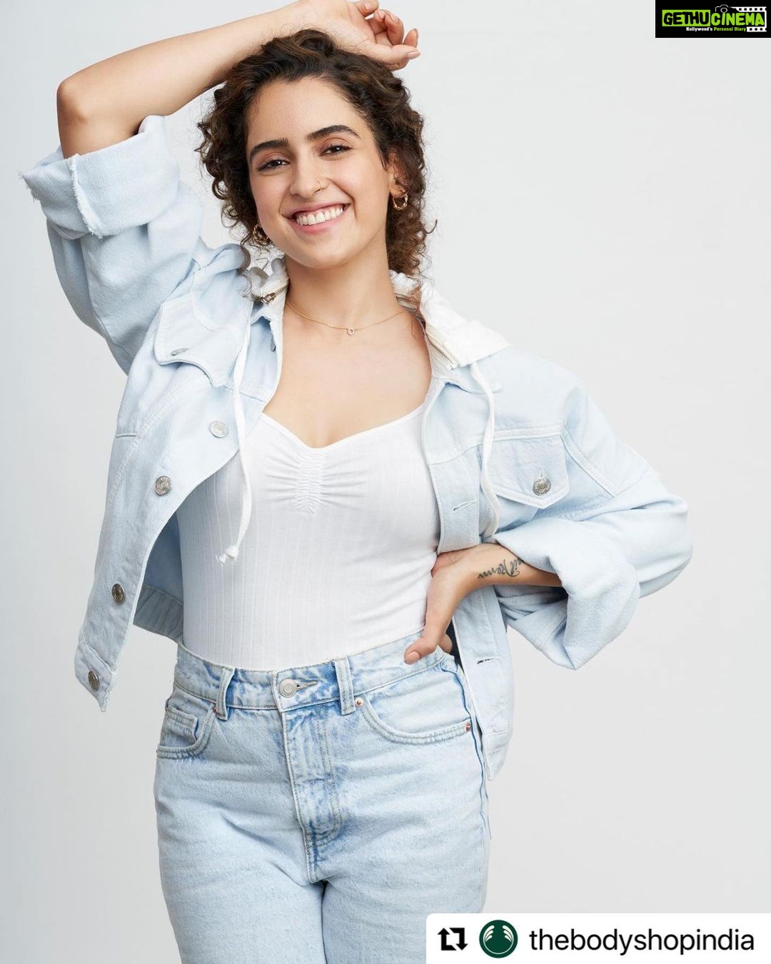 Sanya Malhotra Instagram - Thrilled to be a part of The Body Shop family πππ»πππ»β₯οΈ #Repost @thebodyshopindia with @make_repost γ»γ»γ» You were so right! Our Chief Brand Advocate has arrived - we're so thrilled to have @sanyamalhotra_ join The Body Shop India family. She's everything that we stand for. She is real, natural and non-conformist ! We're super excited to have her in our family. Drop a β₯οΈ to welcome the supremely talented and spunky Sanya! #TheBodyShopIndia #TBSInd #SanyaMalhotra #NewFace #Excitement #ChiefBrandAdvocate